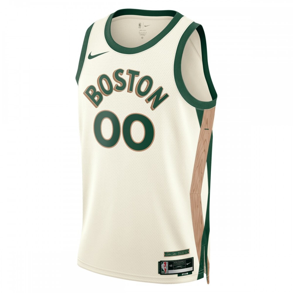 Boston Celtics Unisex 2023/24 Custom Swingman Jersey - White - City Edition-Pro Kit Vault | Brand New 26/27 Sports Jerseys
